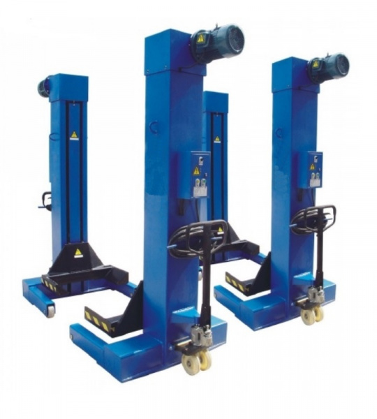 Подкатные колонны г/п 30т. Электромеханический четырехколонный подъёмник. Универсальные подкатные подъемники maha rge. Мобильные колонны. Передвижные колонны.