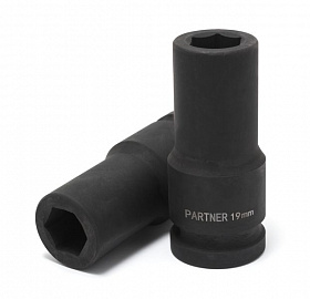 На сайте Трейдимпорт можно недорого купить Головка ударная глубокая 21мм (6гр),3/4" Partner PA-46510021. 