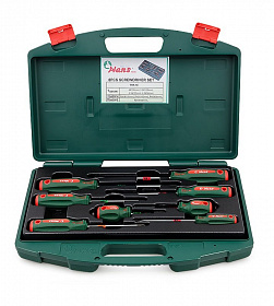 На сайте Трейдимпорт можно недорого купить Ложемент отвертки в кейсе Hans TTK-10. 