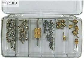 На сайте Трейдимпорт можно недорого купить Комплект ниппелей для кондиционеров R12/R134 ATL-9052. 