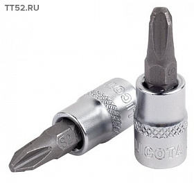 На сайте Трейдимпорт можно недорого купить Головка торцевая 1/4" с вставкой PH3 H2PH3. 